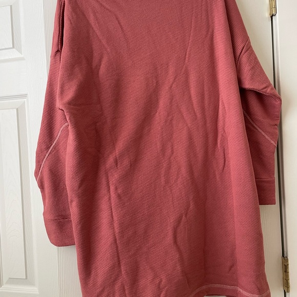 Soft Surroundings Comfy Danika Top in Withered Rose - waffle knit - Picture 7 of 9